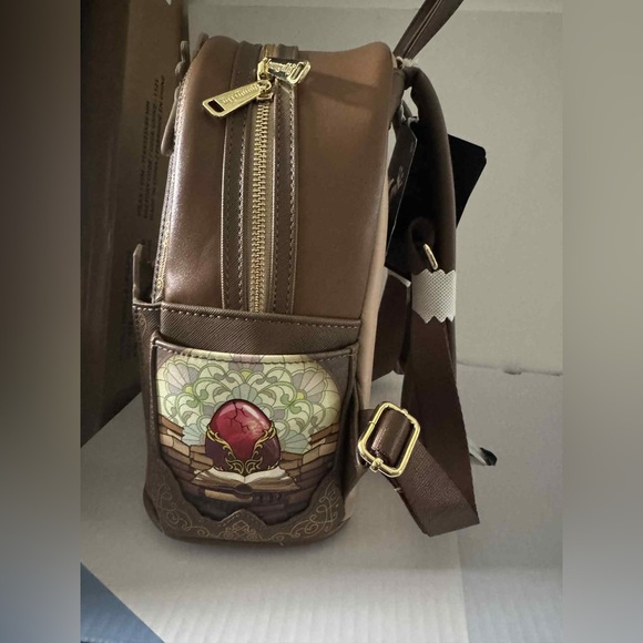 Loungefly Dragon Stained Glass Loungefly Mini Backpack Books-A-Million Exclusive - Picture 5 of 5